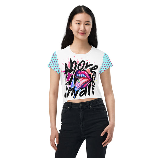Above Living Small Crop Tee