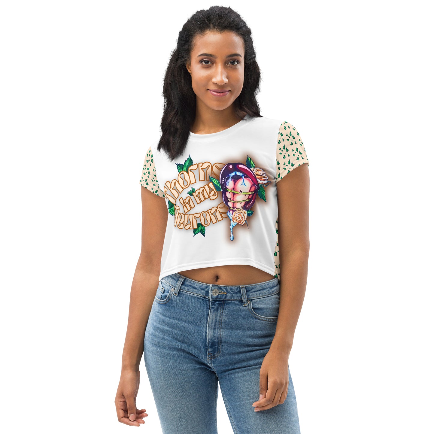Thorns In My Neurons Crop Tee