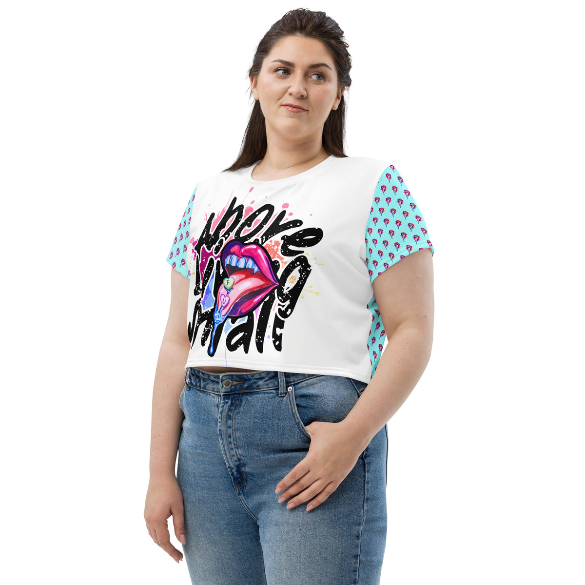 Above Living Small Crop Tee