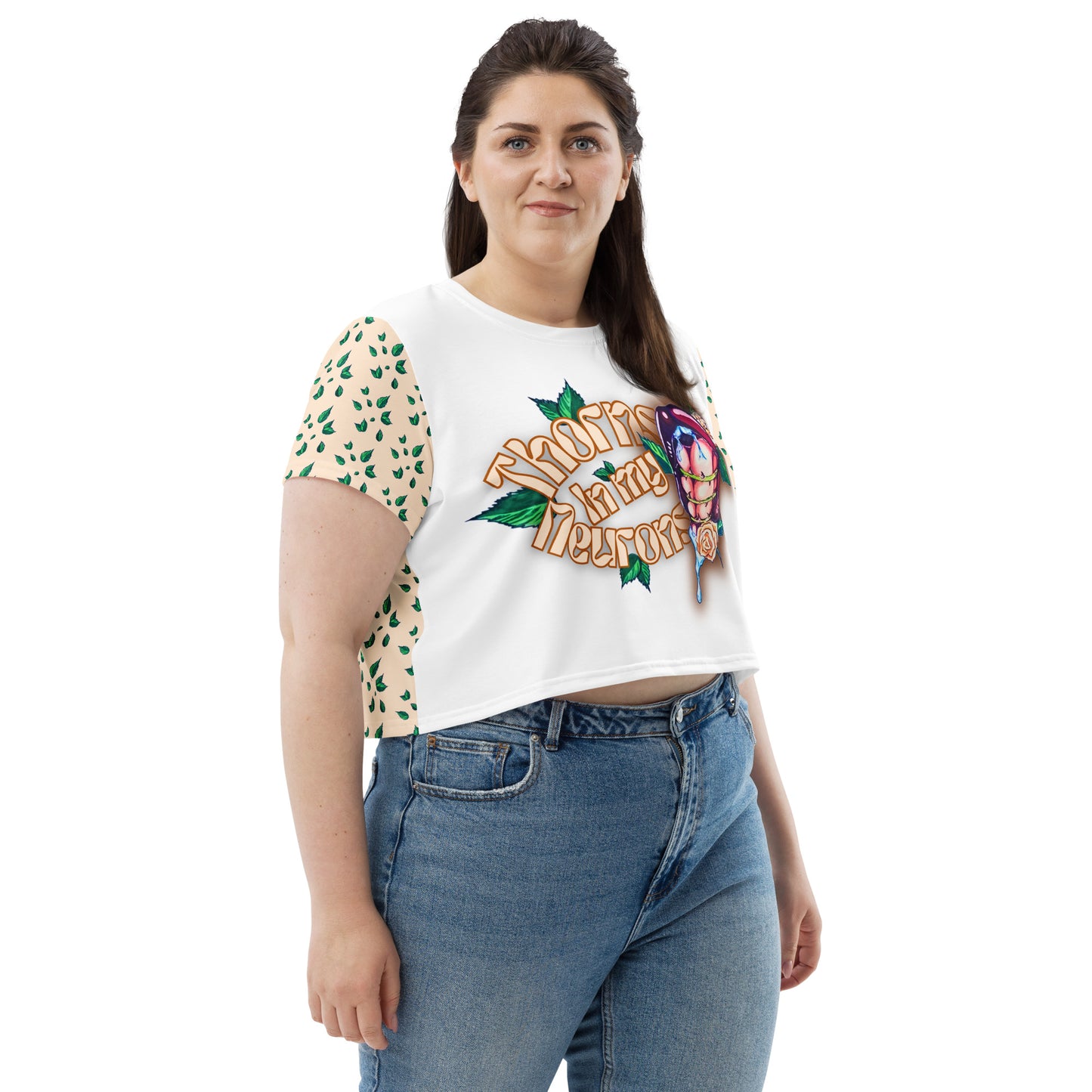 Thorns In My Neurons Crop Tee