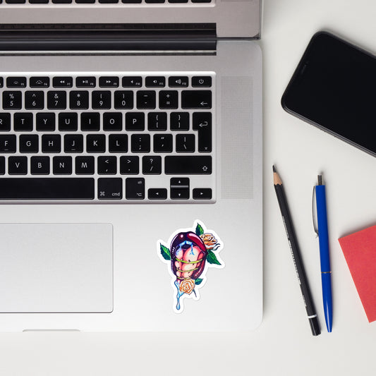 Thorny Words - Just The Lips Sticker