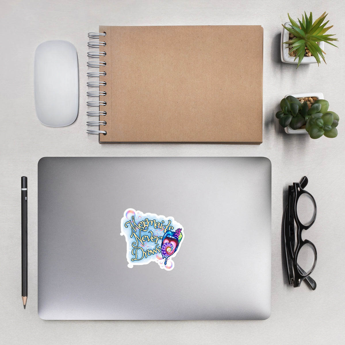 Mermaids Never Drown Sticker