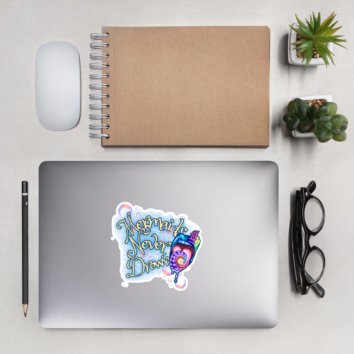 Mermaids Never Drown Sticker