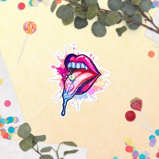 Sweet "FU" - Just The Lips Sticker