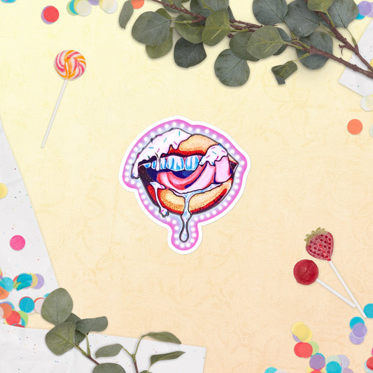 Life Chomp - Just The Lips Sticker